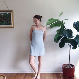 Baby blue dress by Silence + Noise